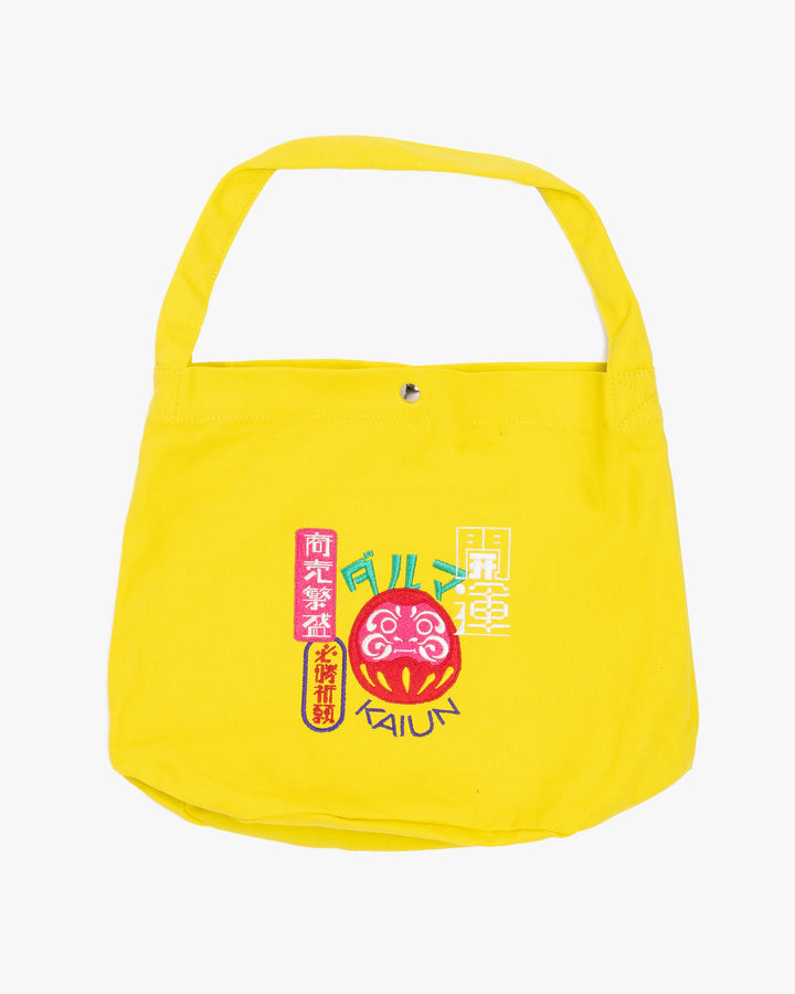 Wa Modern Tote, Yellow Daruma