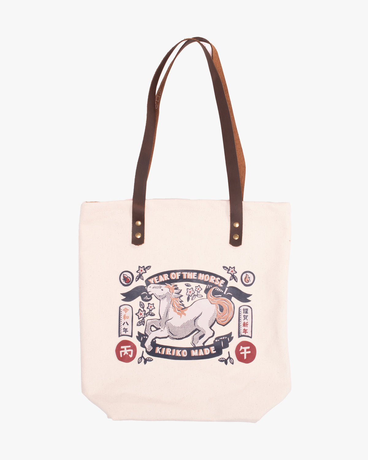Kiriko Original Tote Bag, Canvas, Year of the Horse