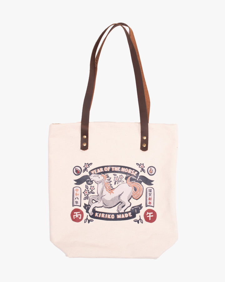 Kiriko Original Tote Bag, Canvas, Year of the Horse