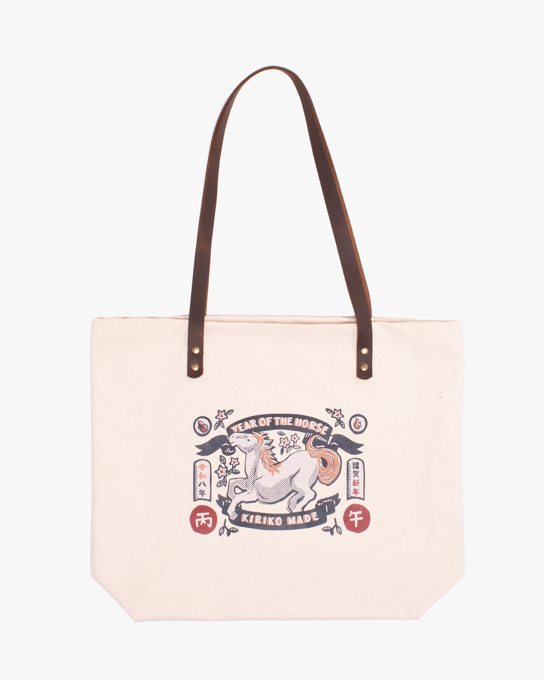 Kiriko Original Tote Bag, Canvas, Year of the Horse