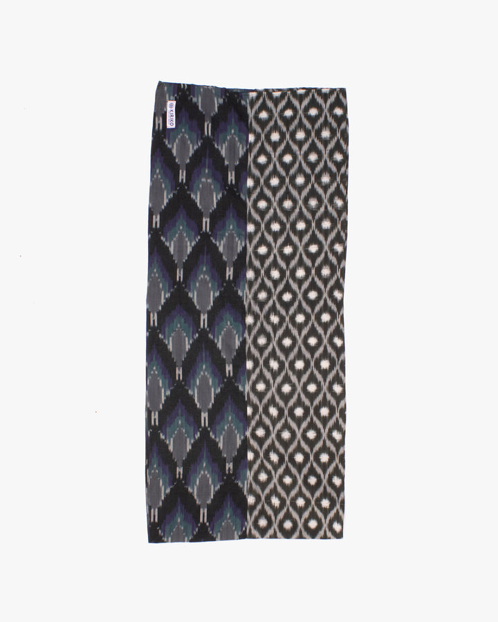 Kiriko Original Scarf, Double Split, Indian Kasuri, 