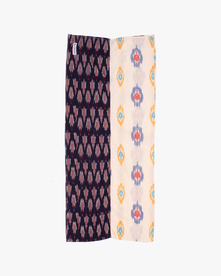 Kiriko Original Scarf, Double Split, Indian Kasuri, 