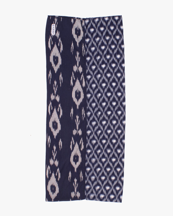 Kiriko Original Scarf, Double Split, Indian Kasuri, 