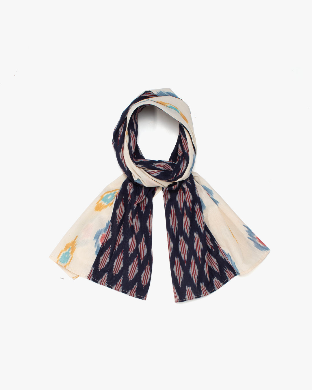 Kiriko Original Scarf, Double Split, Indian Kasuri, 