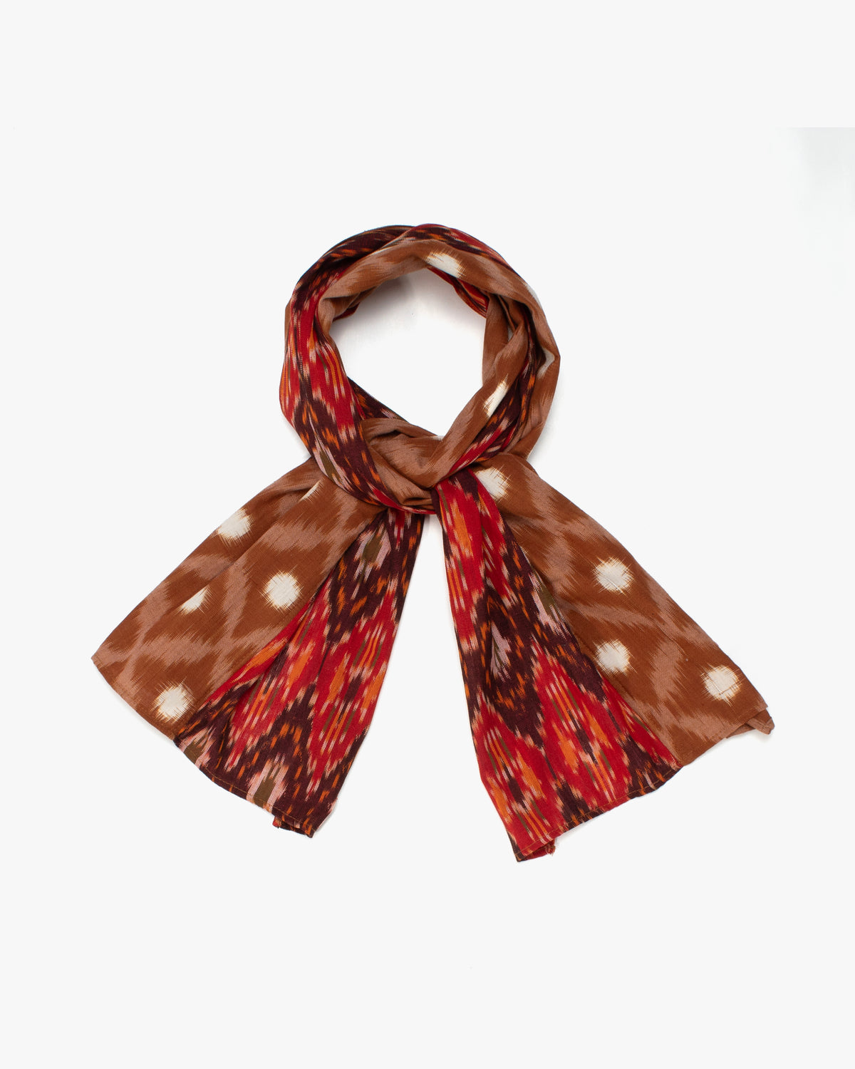 Kiriko Original Scarf, Double Split, Indian Kasuri, #2