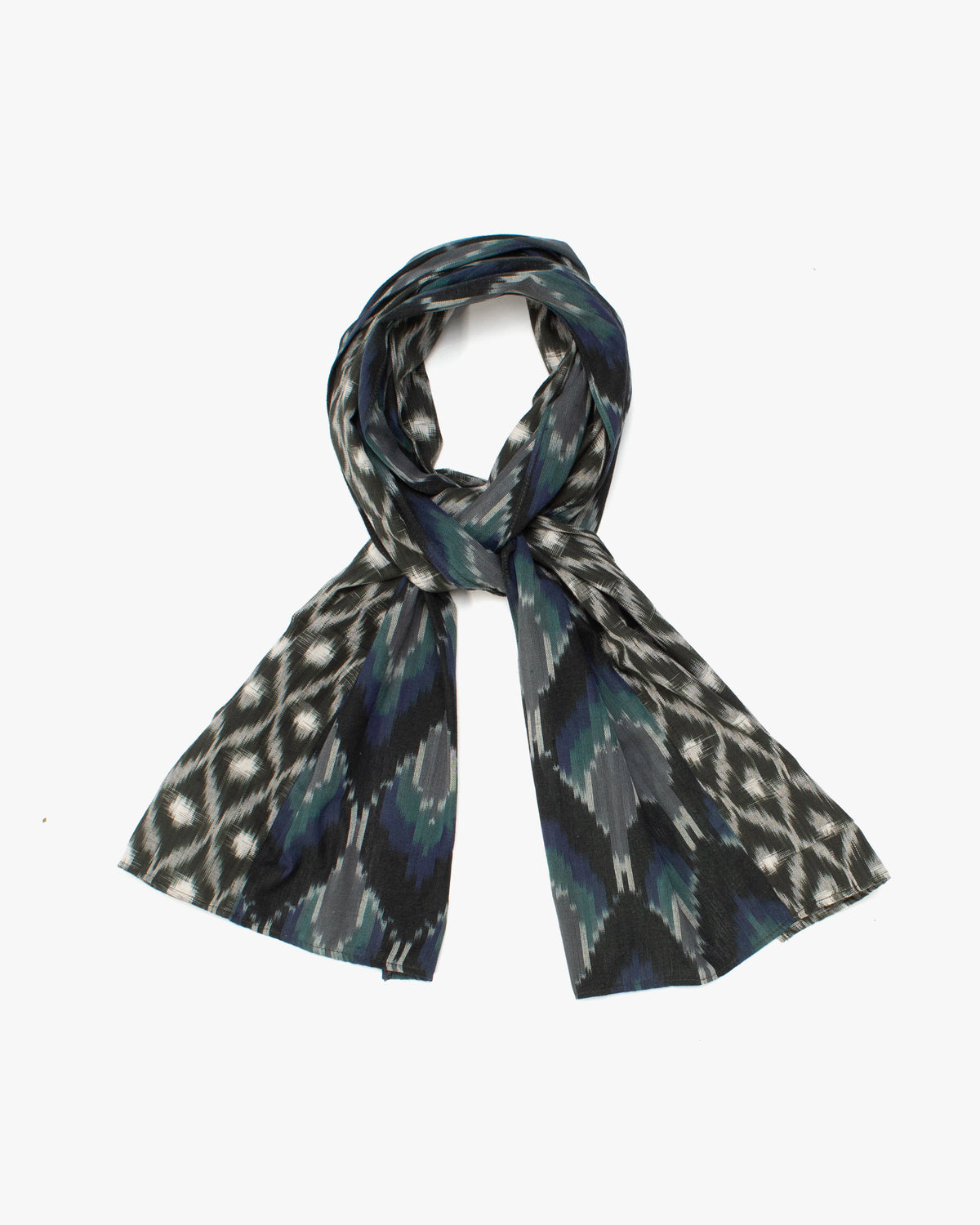 Kiriko Original Scarf, Double Split, Indian Kasuri, #4