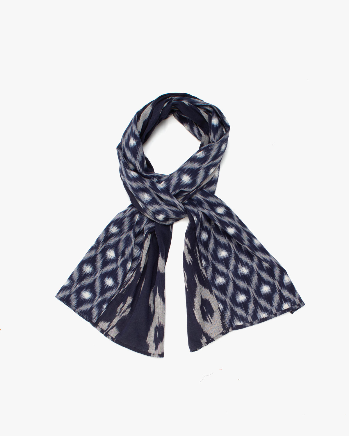 Kiriko Original Scarf, Double Split, Indian Kasuri, #1
