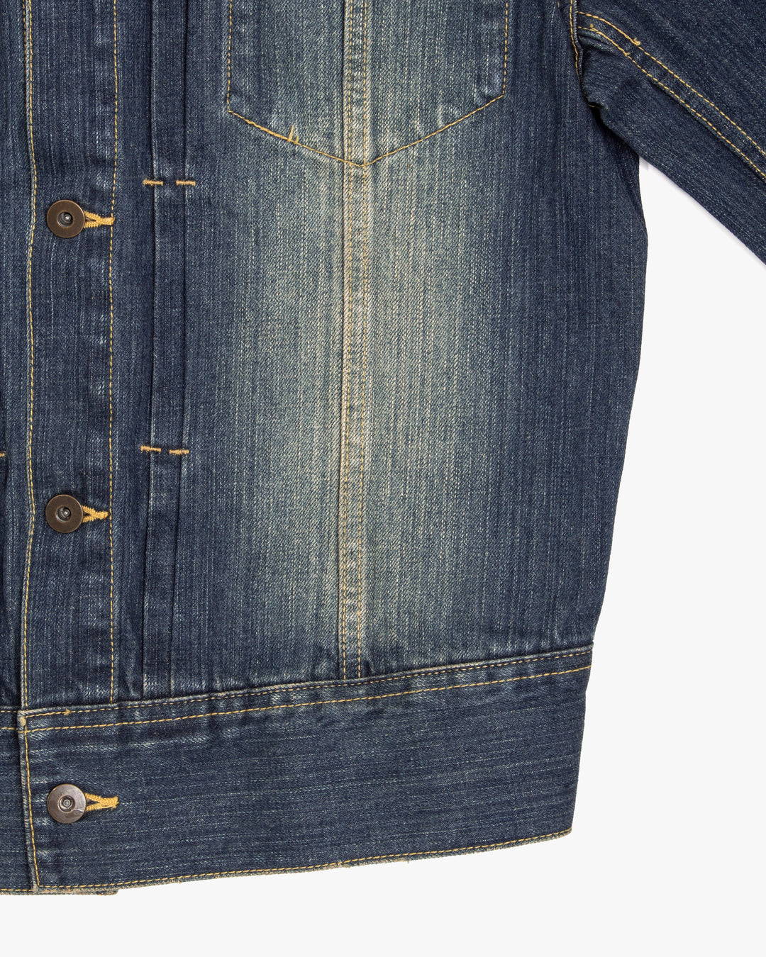 Japanese Repro Type II Trucker Jacket, M, Karakuri, Denim with Embroidered Tiger and Dragon