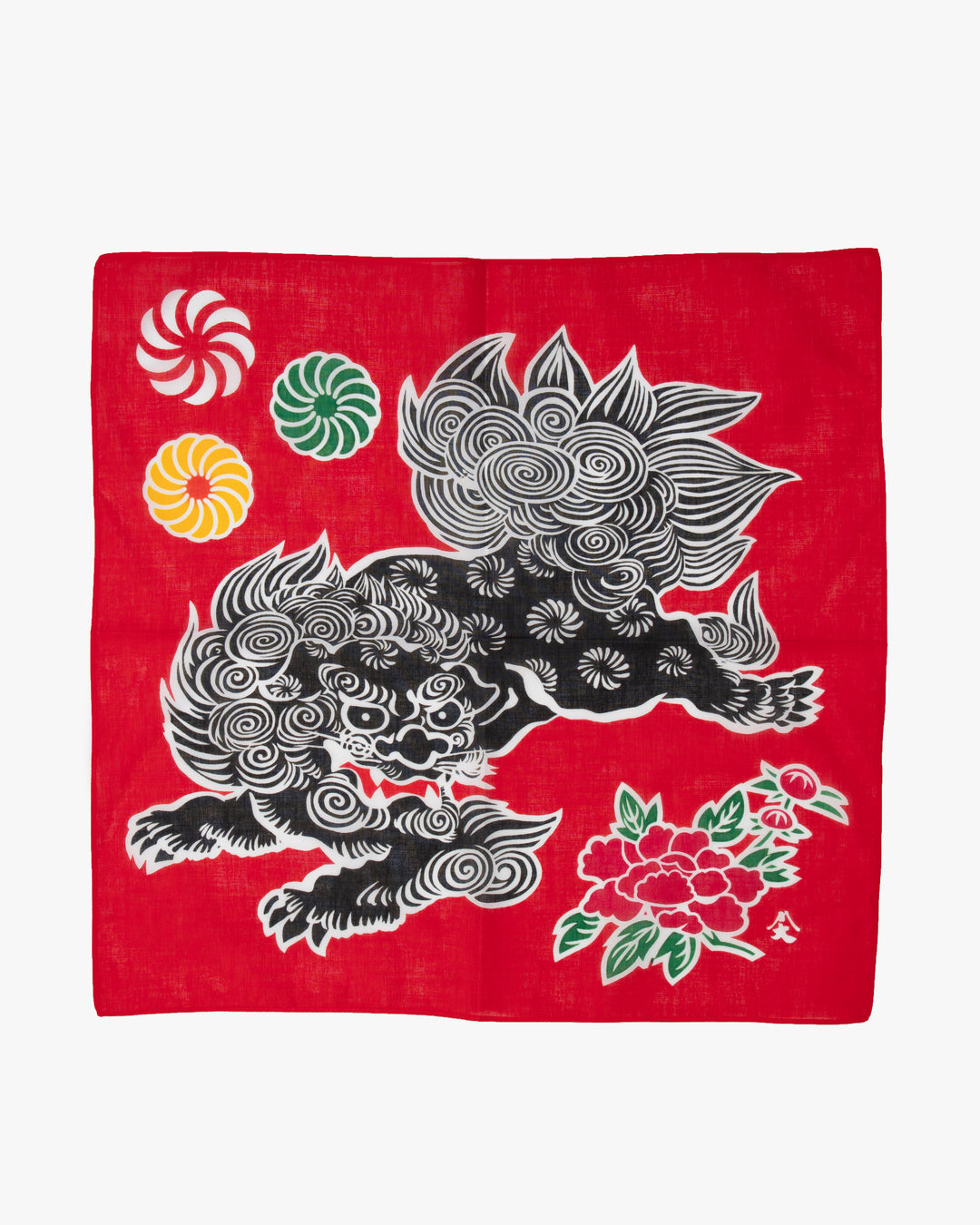 Okawahara, Handkerchief with Yutan Lion Dance