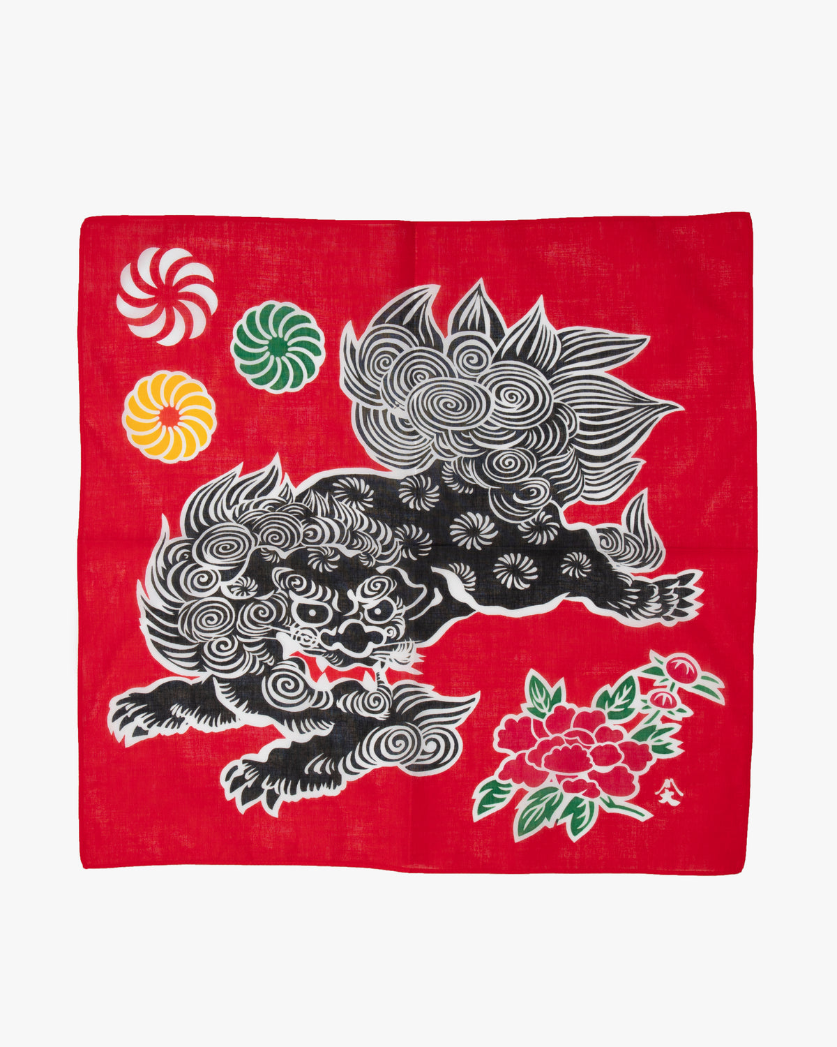 Okawahara, Handkerchief with Yutan Lion Dance