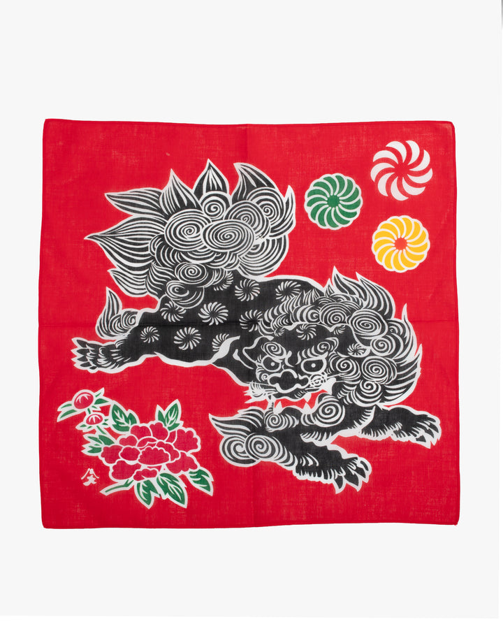 Okawahara, Handkerchief with Yutan Lion Dance