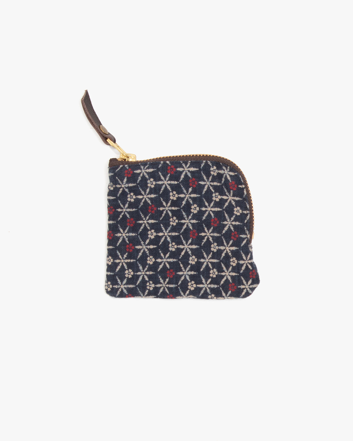 Kiriko Original, Zipper Wallet, Indigo Yuki Kessho