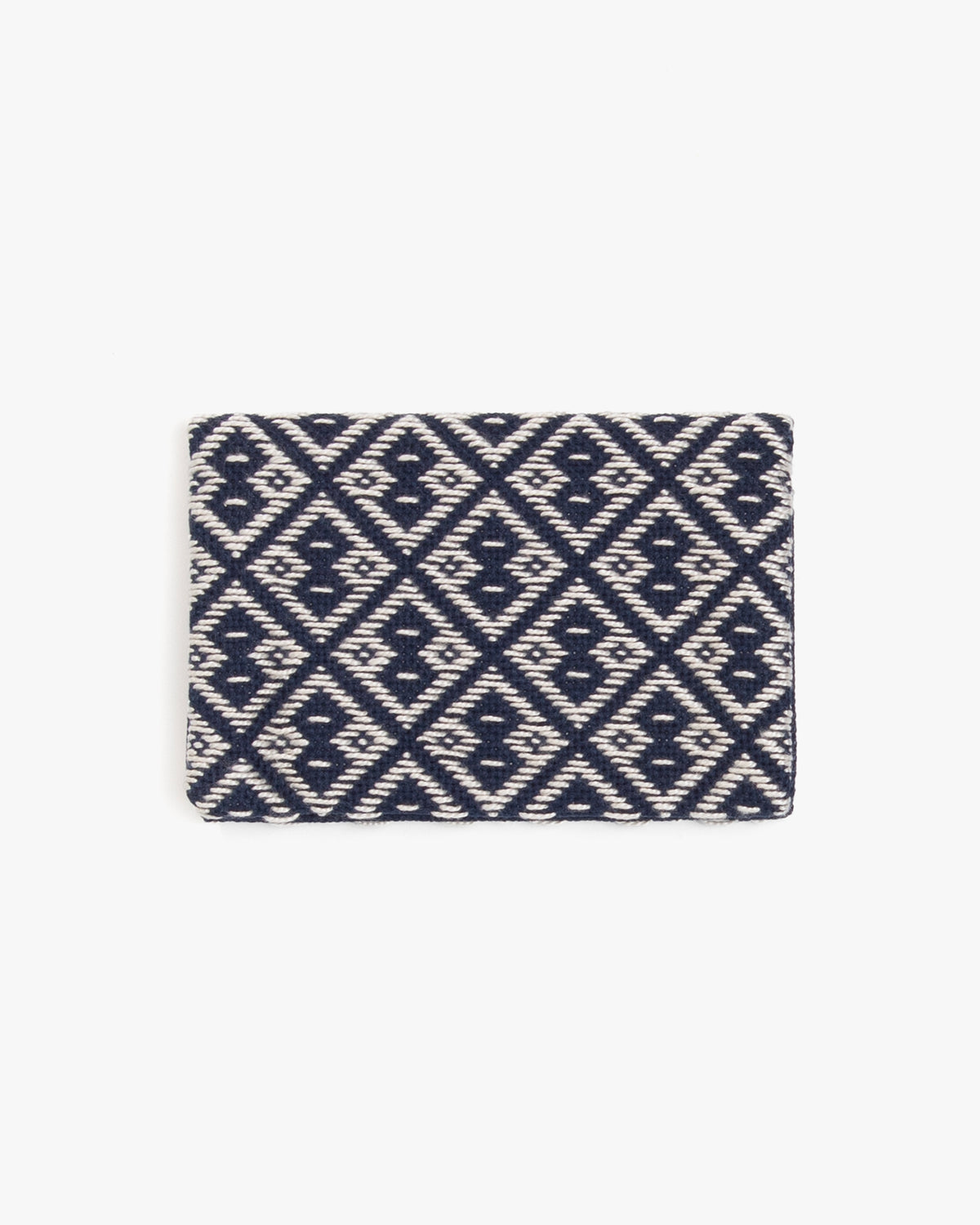 Kogin Sashiko Card Case, Kind Offer, Geometric Pattern