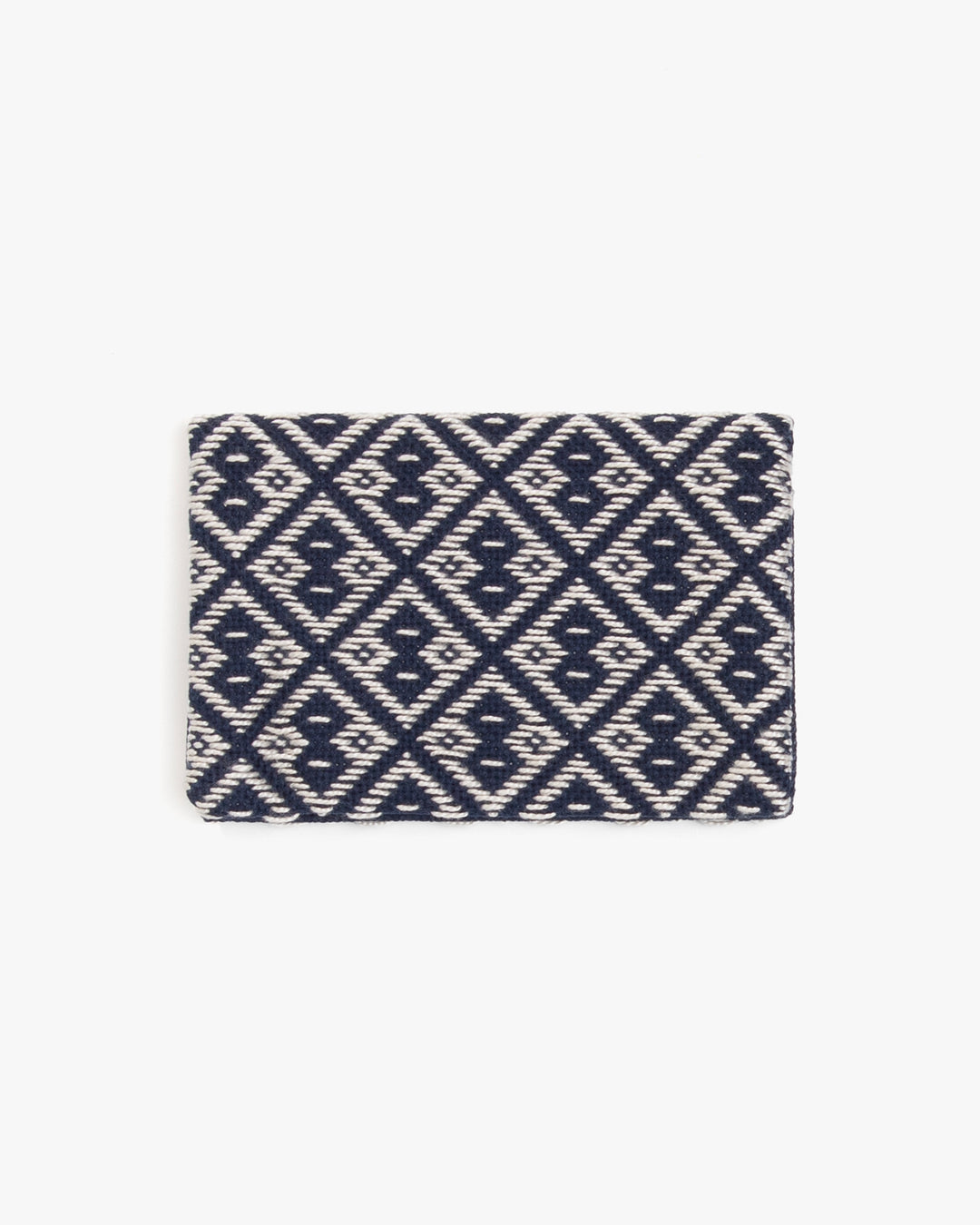 Kogin Sashiko Card Case, Kind Offer, Geometric Pattern