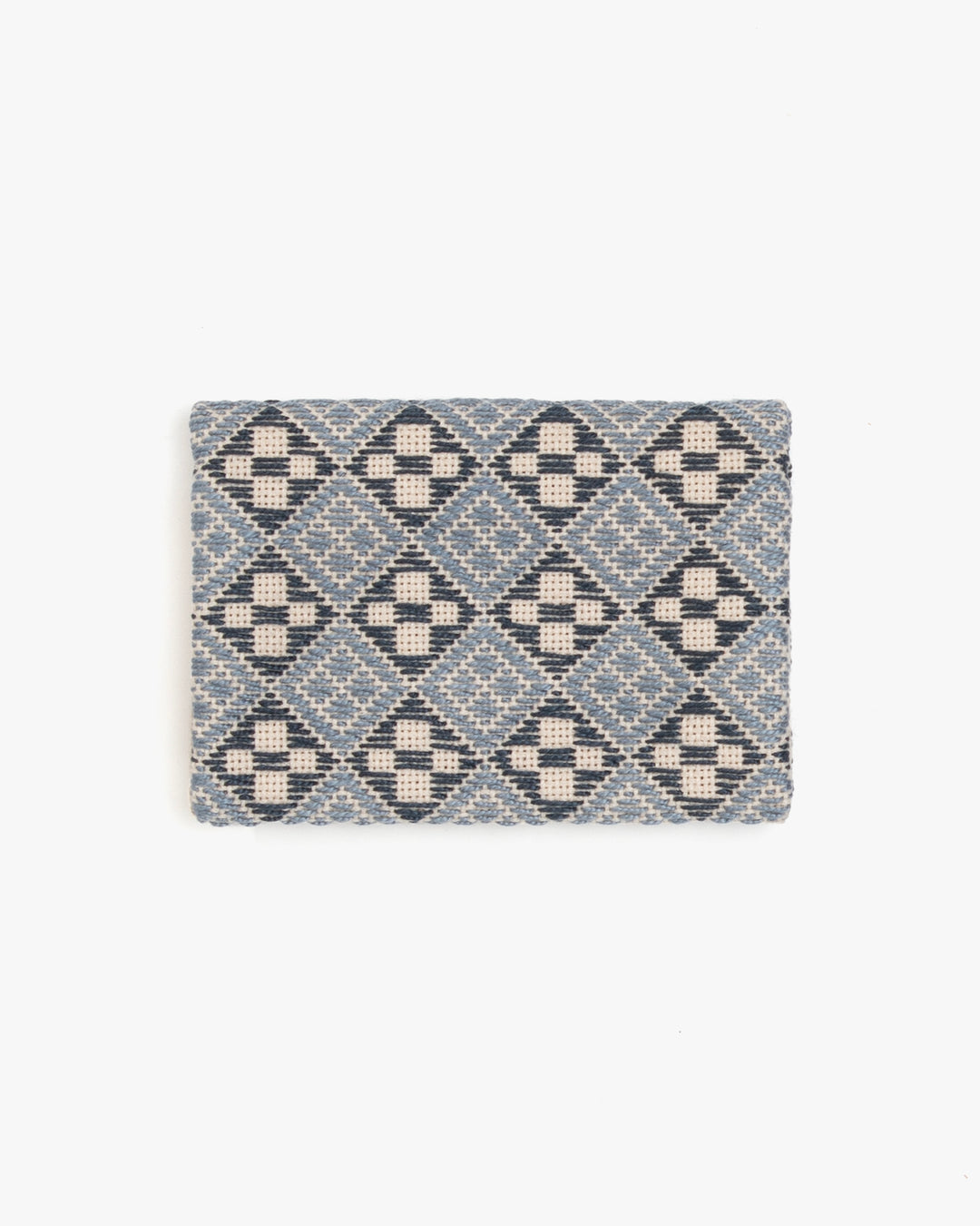 Kogin Sashiko Card Case, Kind Offer, Geometric Pattern