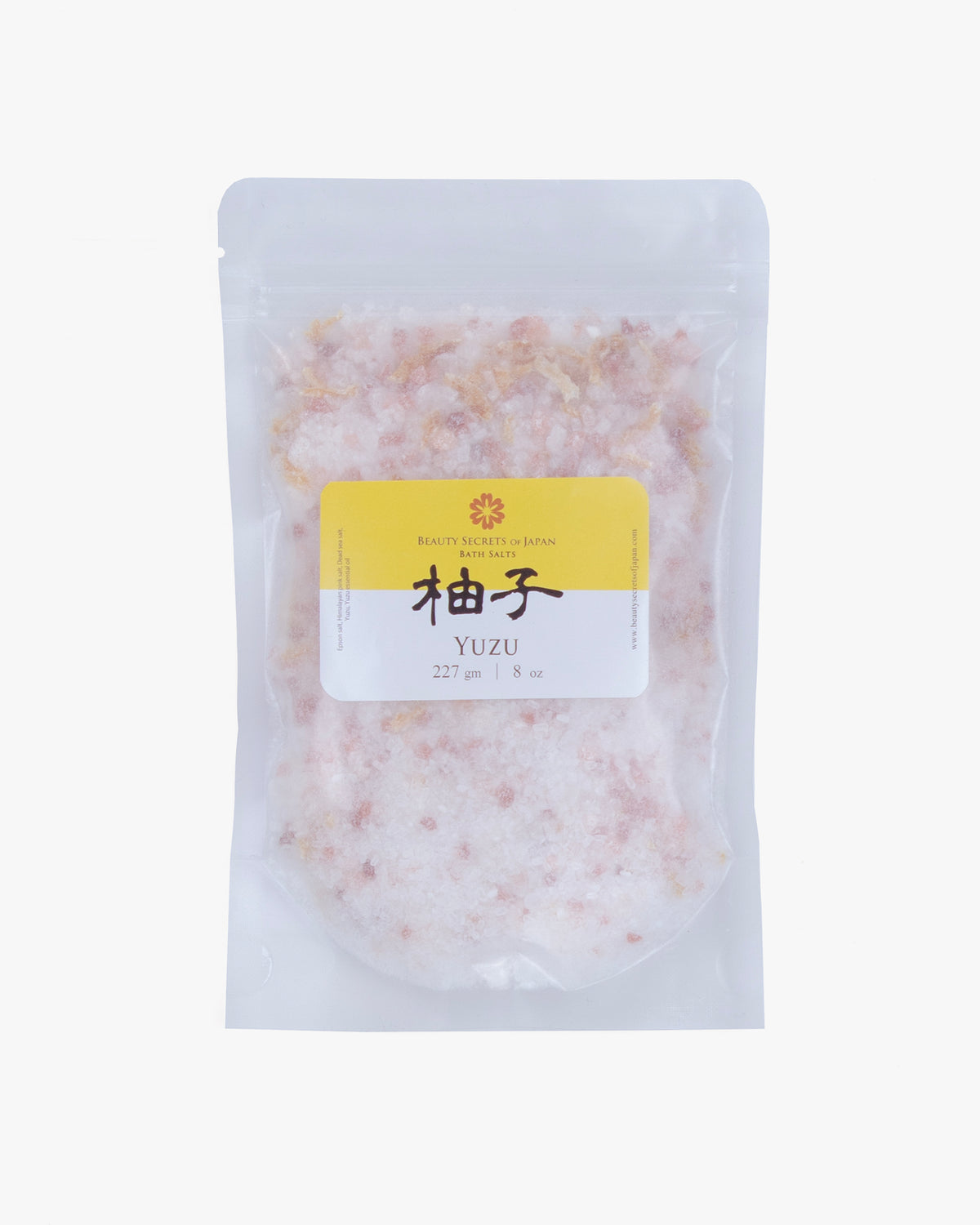Beauty Secrets of Japan, Bath Salt, Yuzu Himalayan Pink