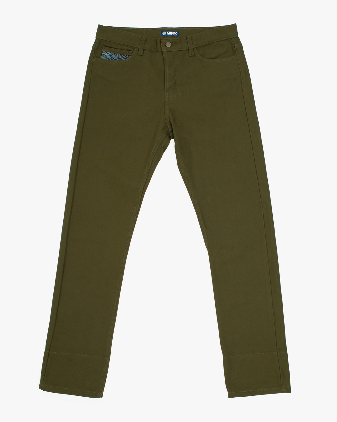 Kiriko Original Canvas Pants, US Made 12.8 oz., Olive, Nami