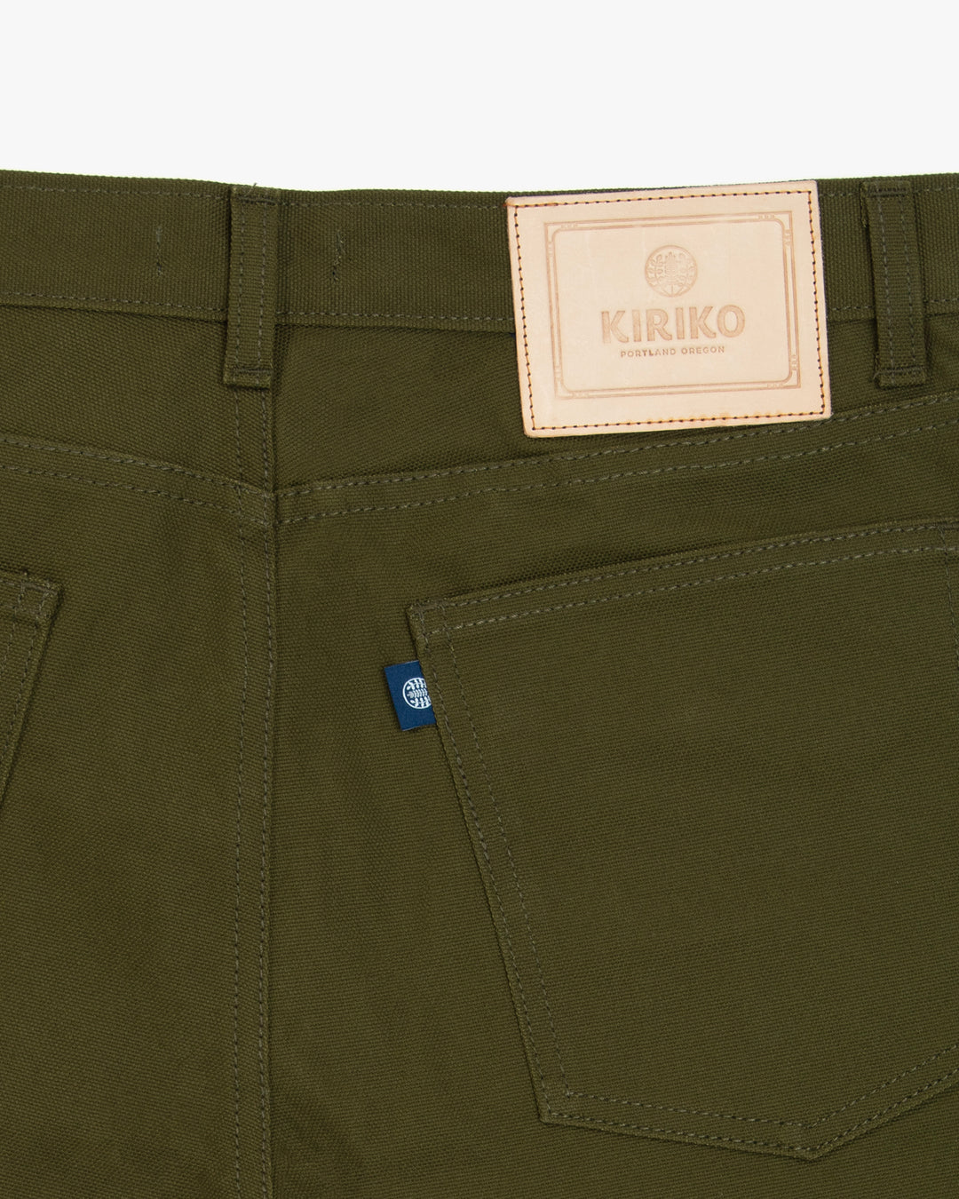 Kiriko Original Canvas Pants, US Made 12.8 oz., Olive, Nami