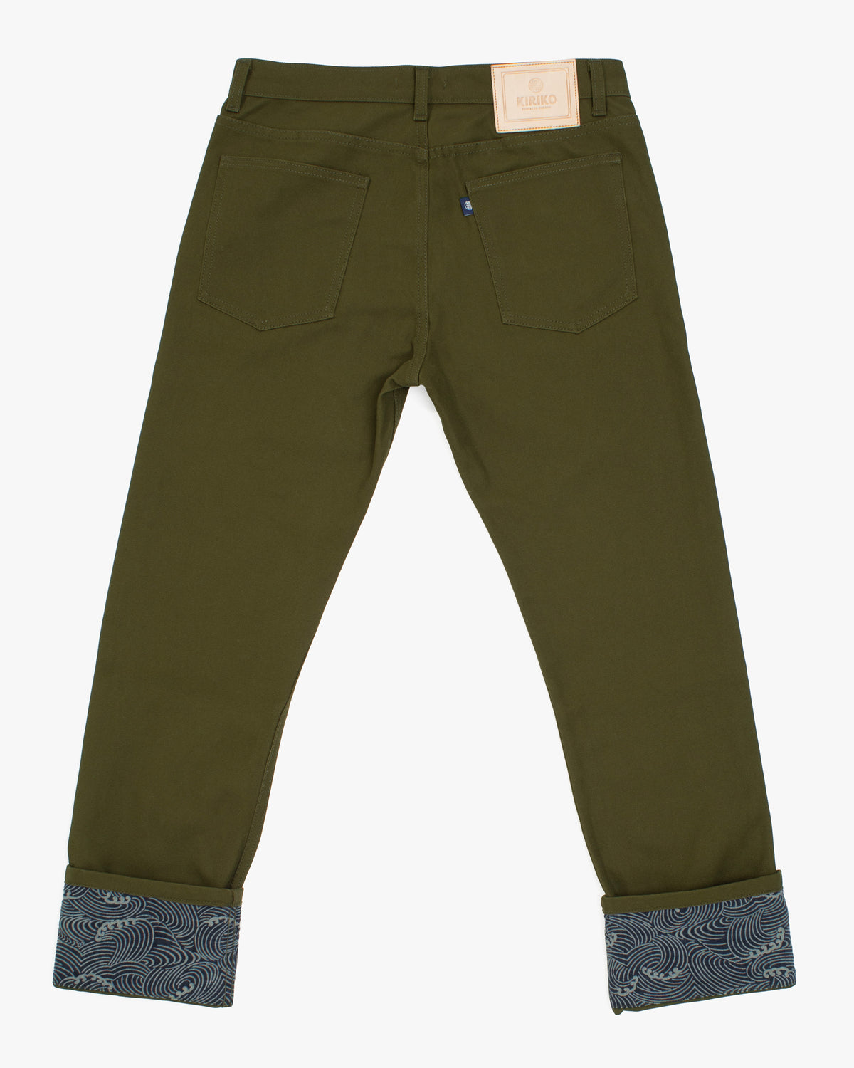 Kiriko Original Canvas Pants, US Made 12.8 oz., Olive, Nami