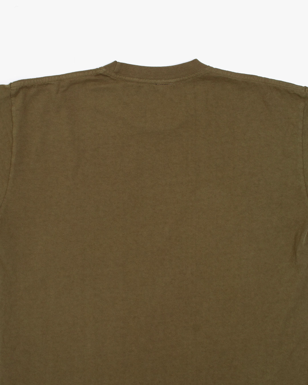 Kiriko Original Tee, 8 oz. US Made, Double Pocket Tee, Green, Yellow Shibori and Indigo Patchwork Style