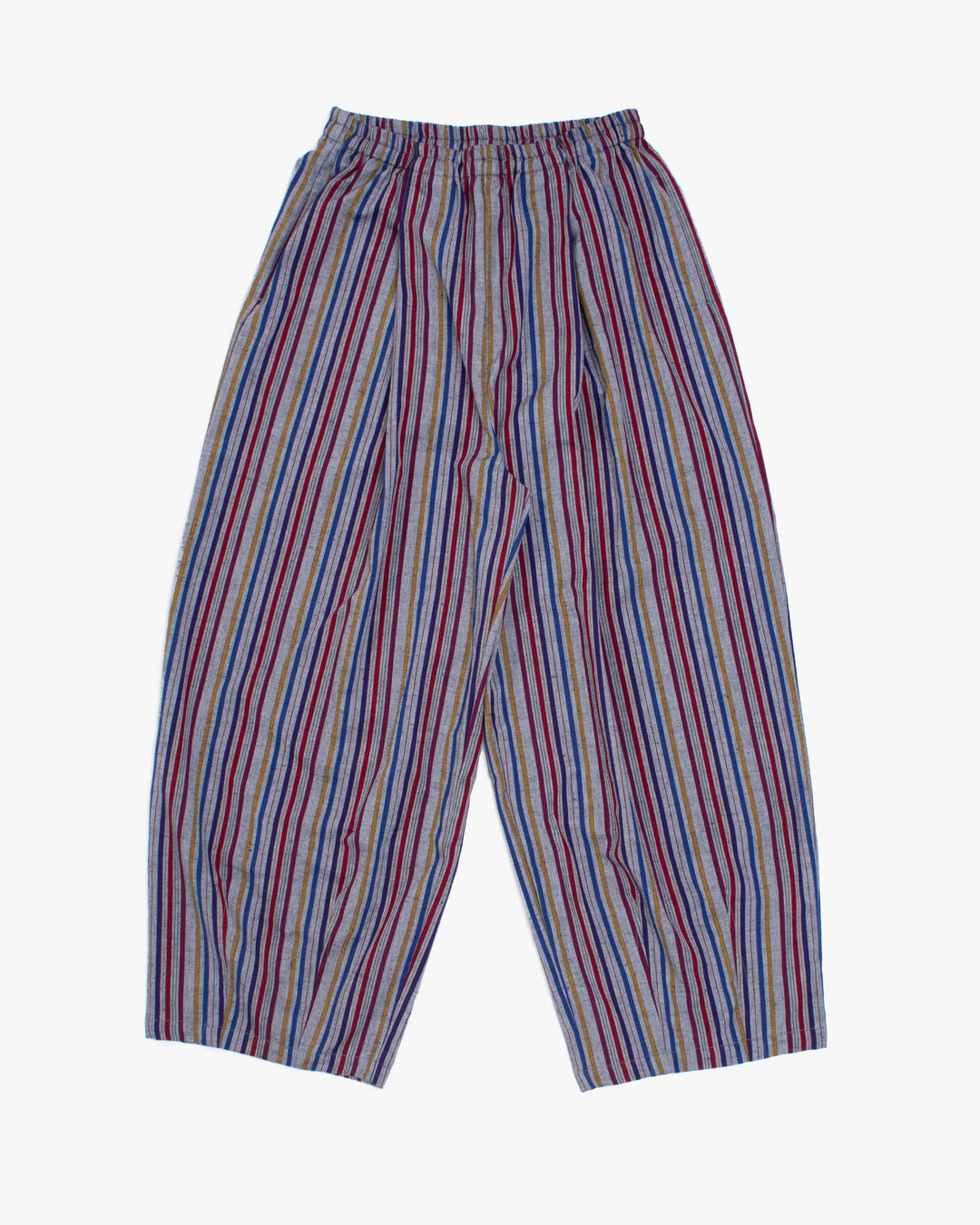Kiriko x ToK, Lantern Pants, Kurume Weave, Multi Color