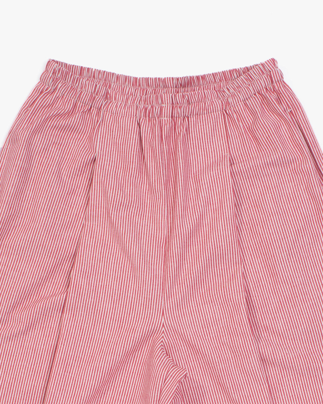 Kiriko x ToK, Lantern Pants, Tsumugi Weave, Red and White