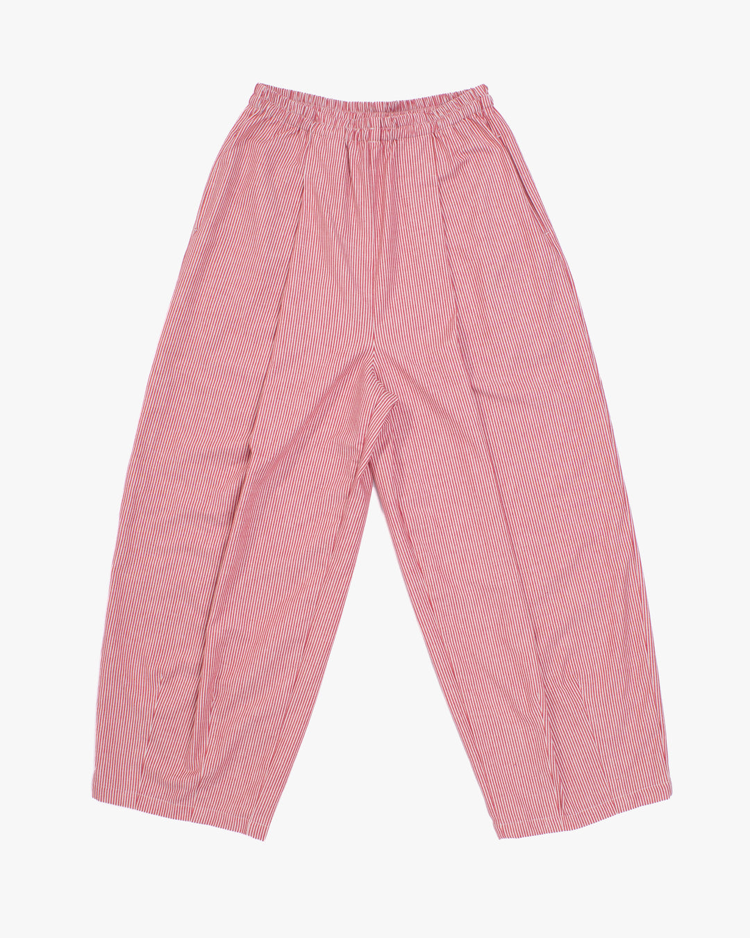 Kiriko x ToK, Lantern Pants, Tsumugi Weave, Red and White
