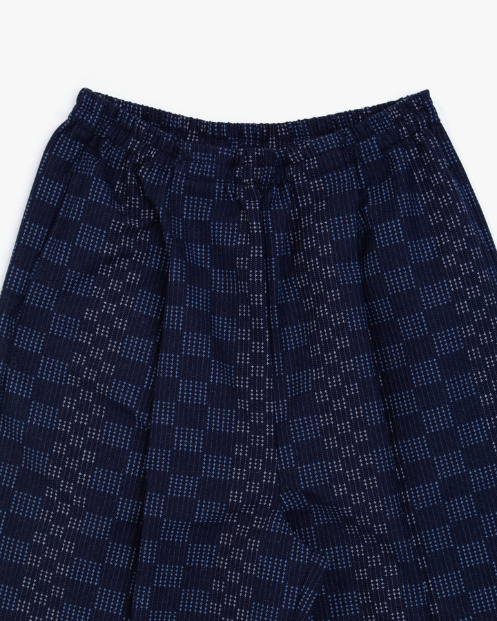 Kiriko x ToK, Lantern Pants, Indigo with Blue and White Jyuji