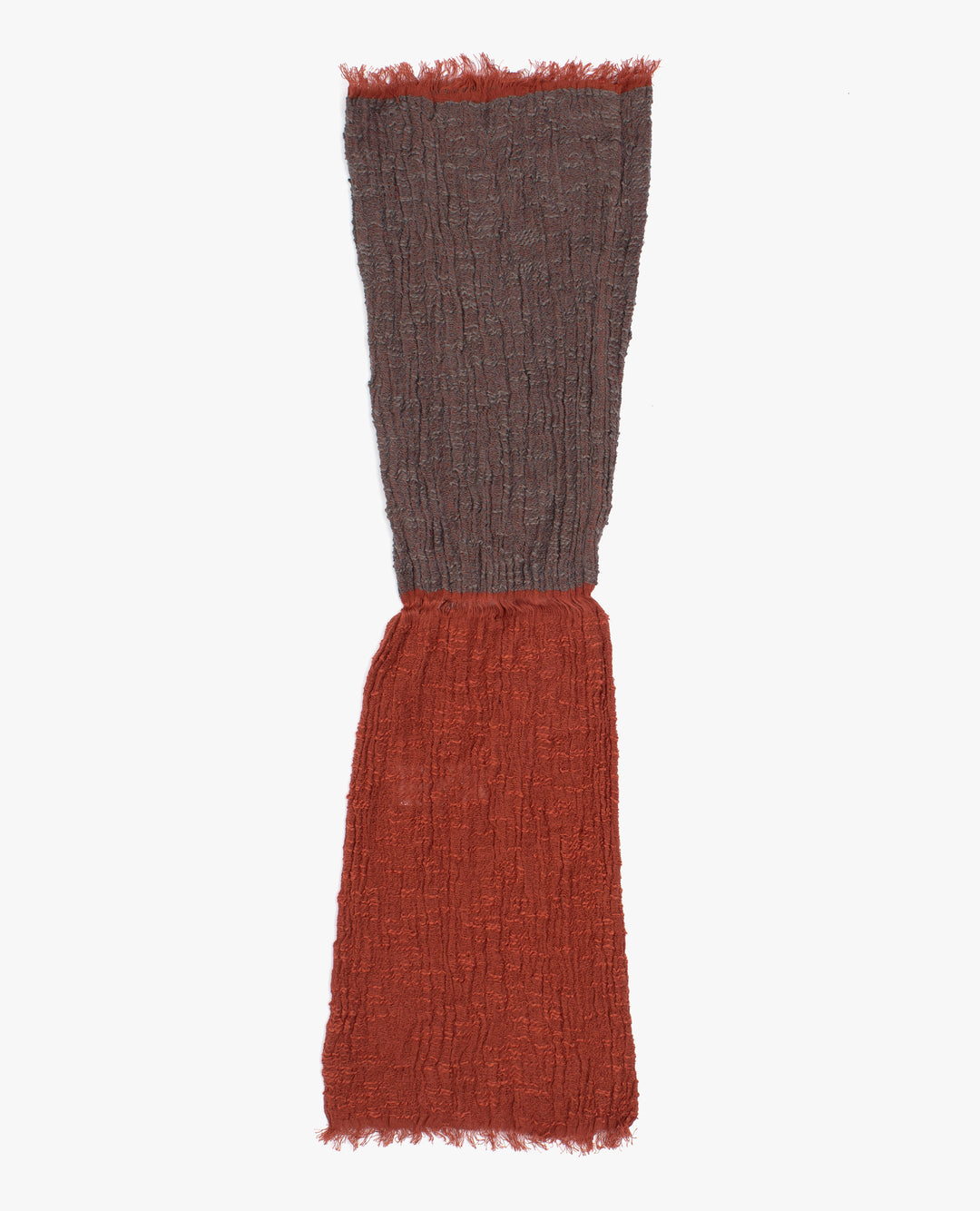 Kobo Oriza Knit Cap, Multi Functional, Cotton, Split Red and Smoke, 9˝