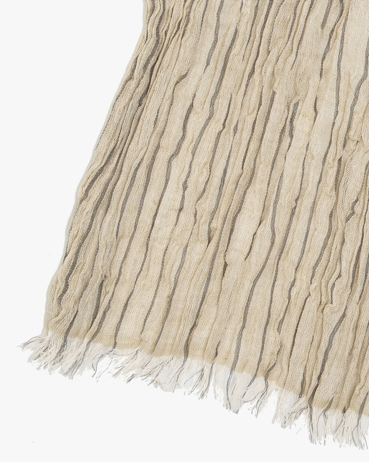Kobo Oriza Scarf, Linen Cotton Tenugui, Olive