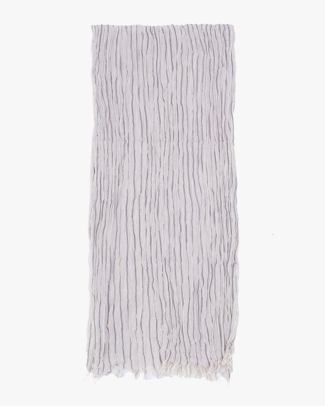 Kobo Oriza Scarf, Linen Cotton Tenugui, Ice Gray