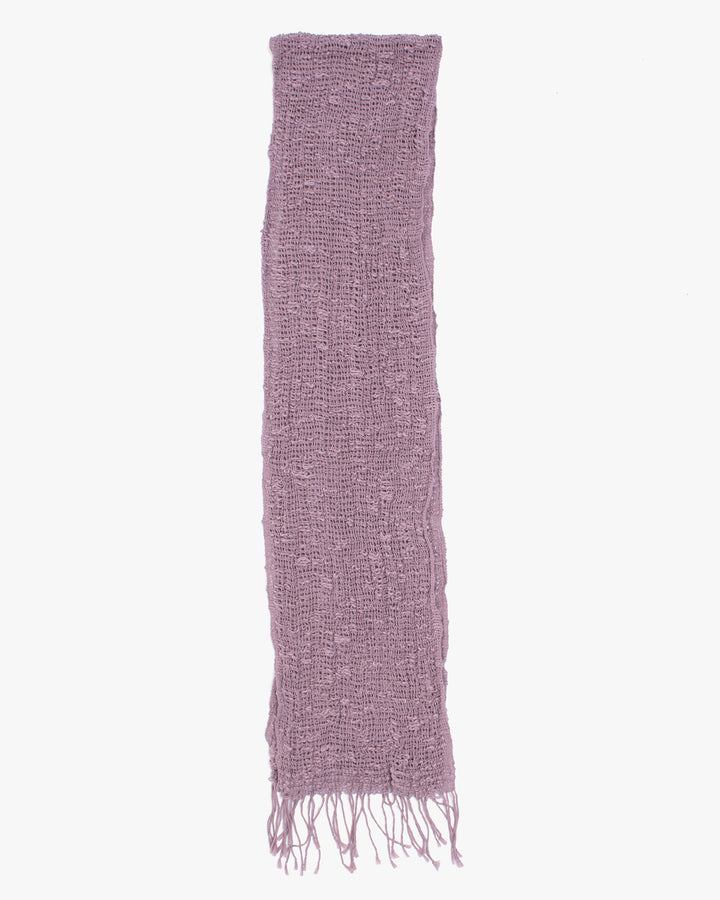 Kobo Oriza Muffler, Slim and Light Mojiri Weave, Purple
