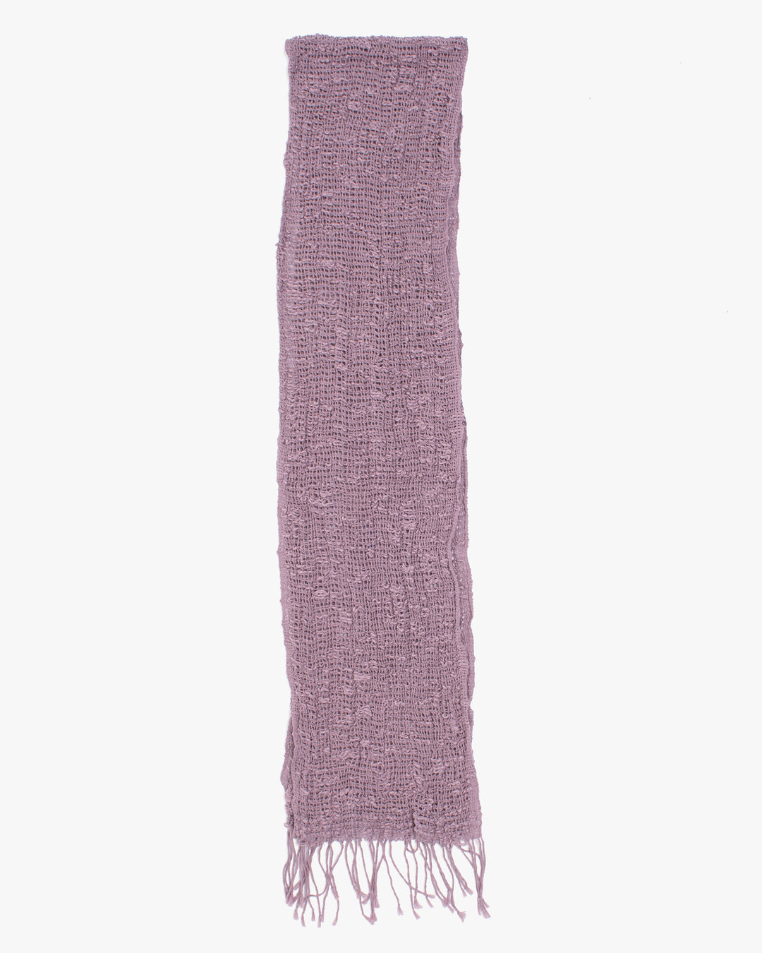 Kobo Oriza Muffler, Slim and Light Mojiri Weave, Purple