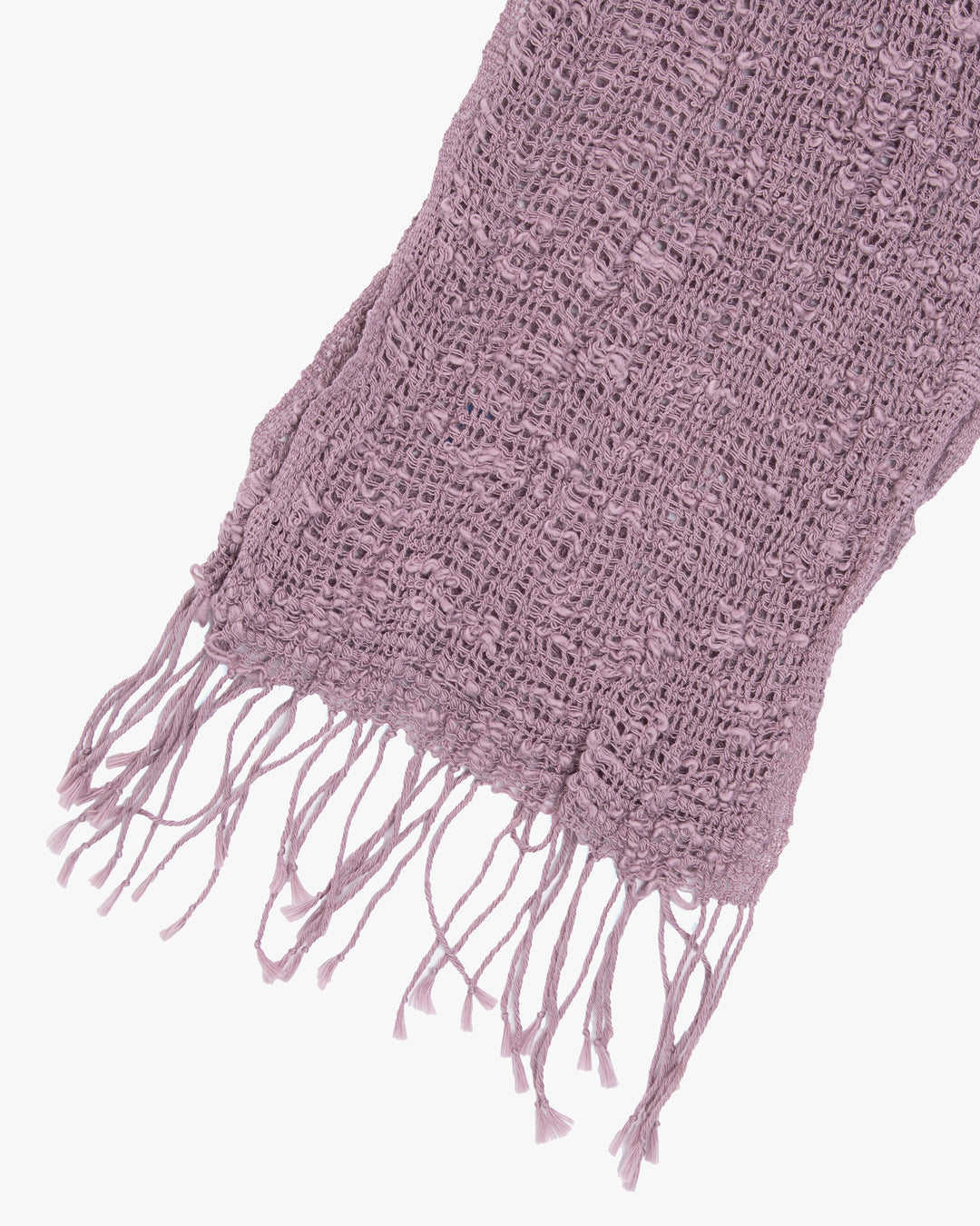 Kobo Oriza Muffler, Slim and Light Mojiri Weave, Purple