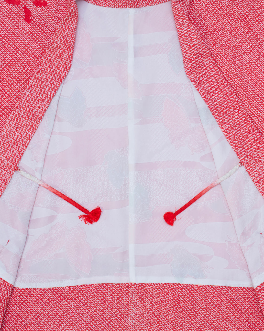 Kiriko Custom, Altered Haori Jacket, Full Shibori, Hishi Jyuji