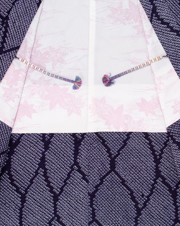 Kiriko Custom, Altered Haori Jacket, Full Shibori, Ami