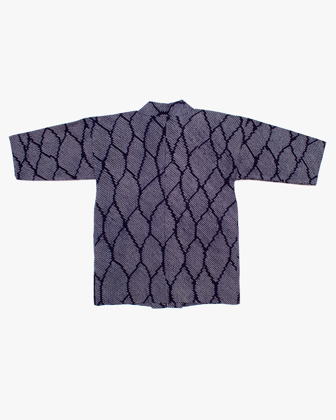 Kiriko Custom, Altered Haori Jacket, Full Shibori, Ami