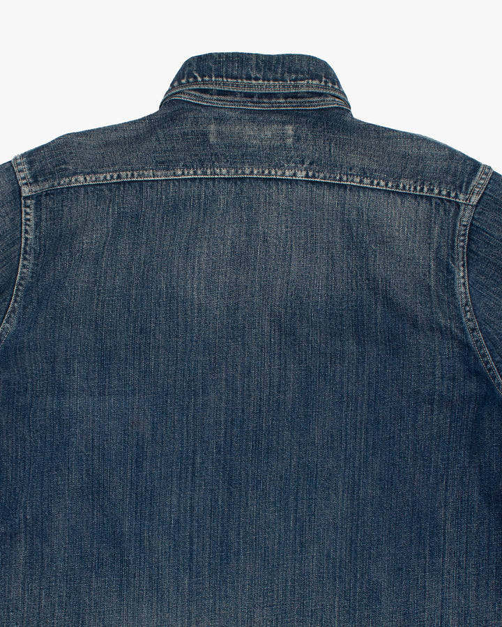 Japanese Repro Denim Jacket, L, Kapital, Medium Wash with Navy Buttons