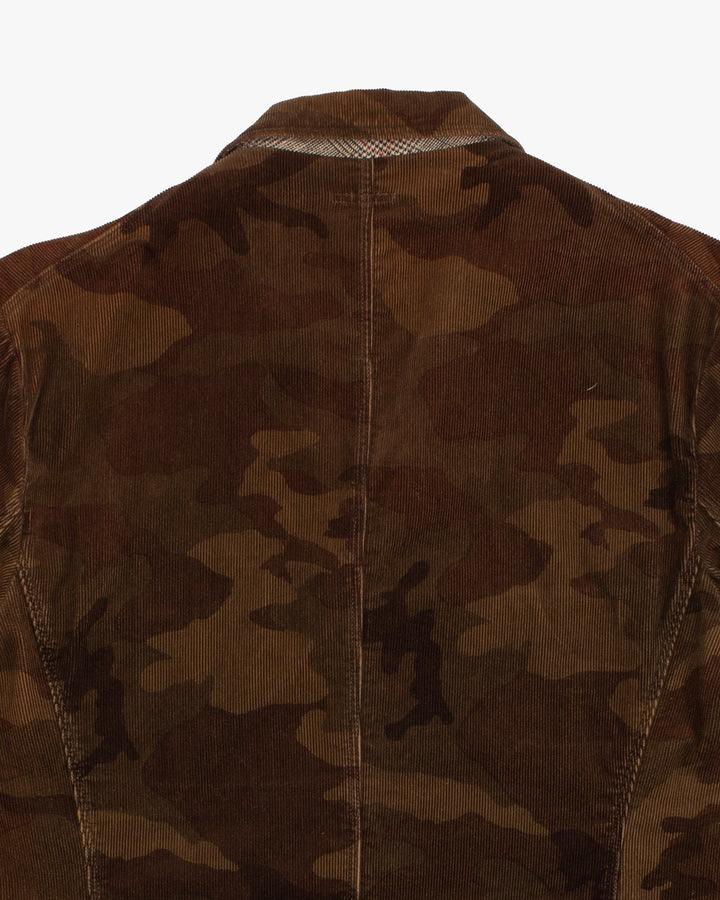 Japanese Repro Chore Coat, L, Kapital, Brown Camoflauge Corduroy