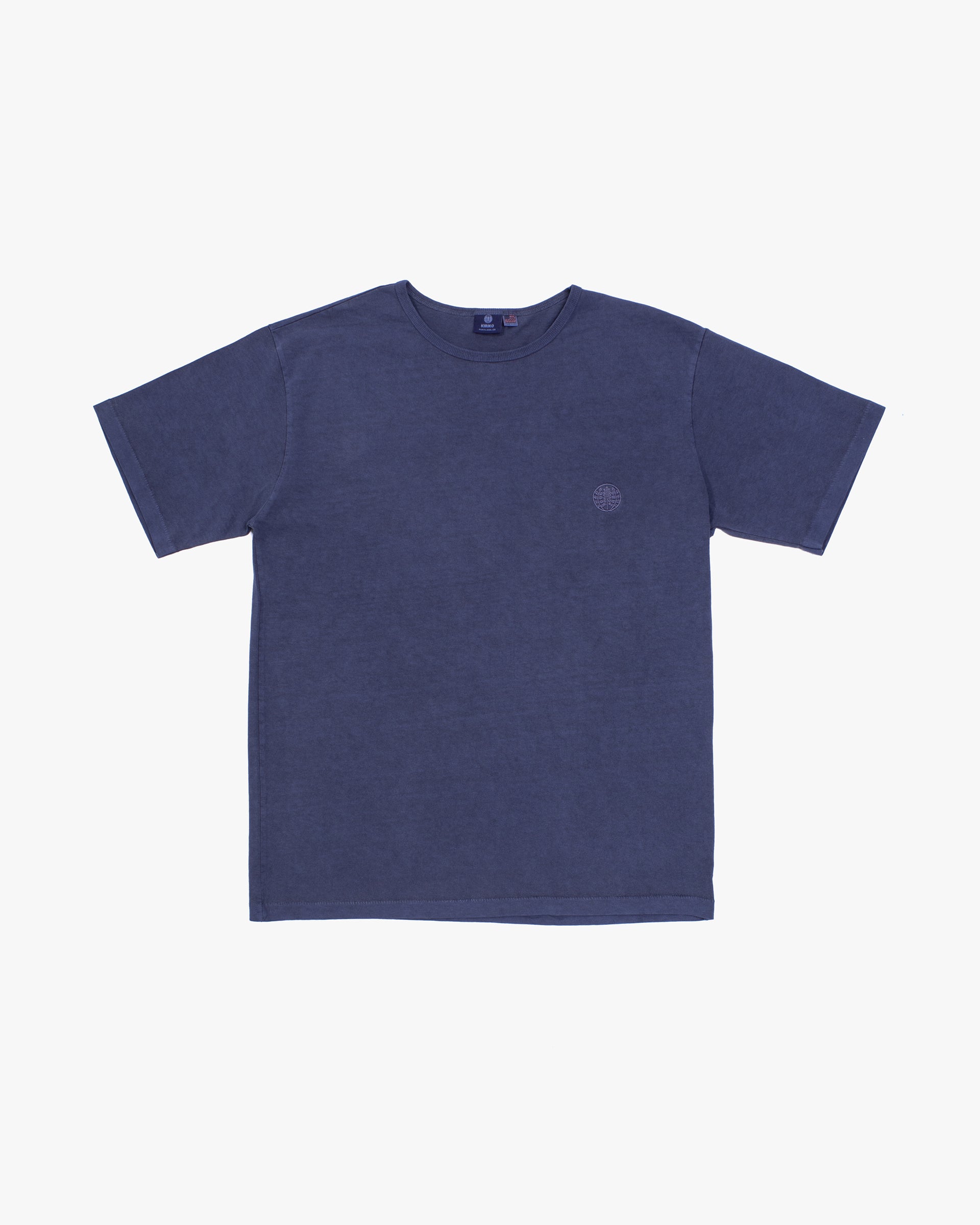 Kiriko Original Logo Embroidered T-Shirt, Blue – Kiriko Made