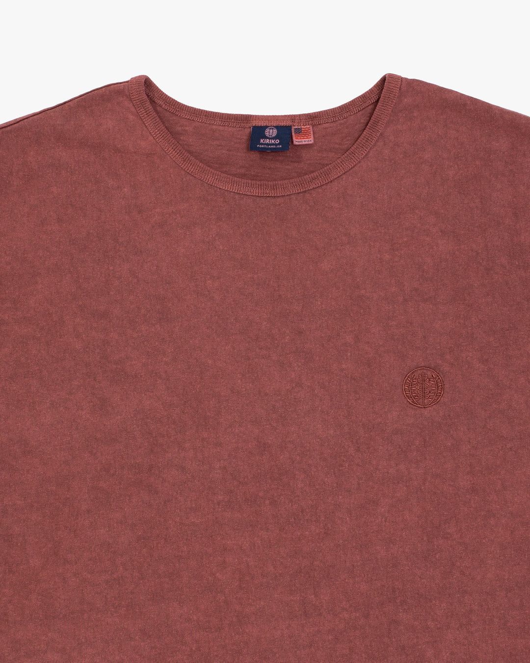 Kiriko Original Logo Embroidered T-Shirt, Red