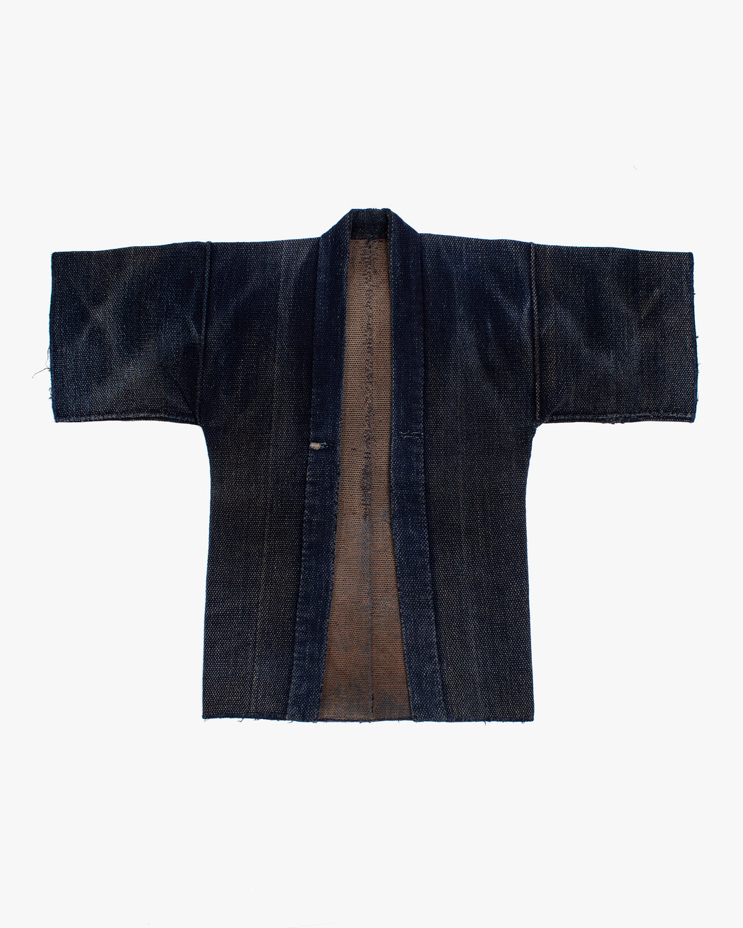 Vintage Happi Robe, Indigo with Brown Lining