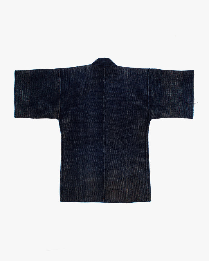 Vintage Happi Robe, Indigo with Brown Lining