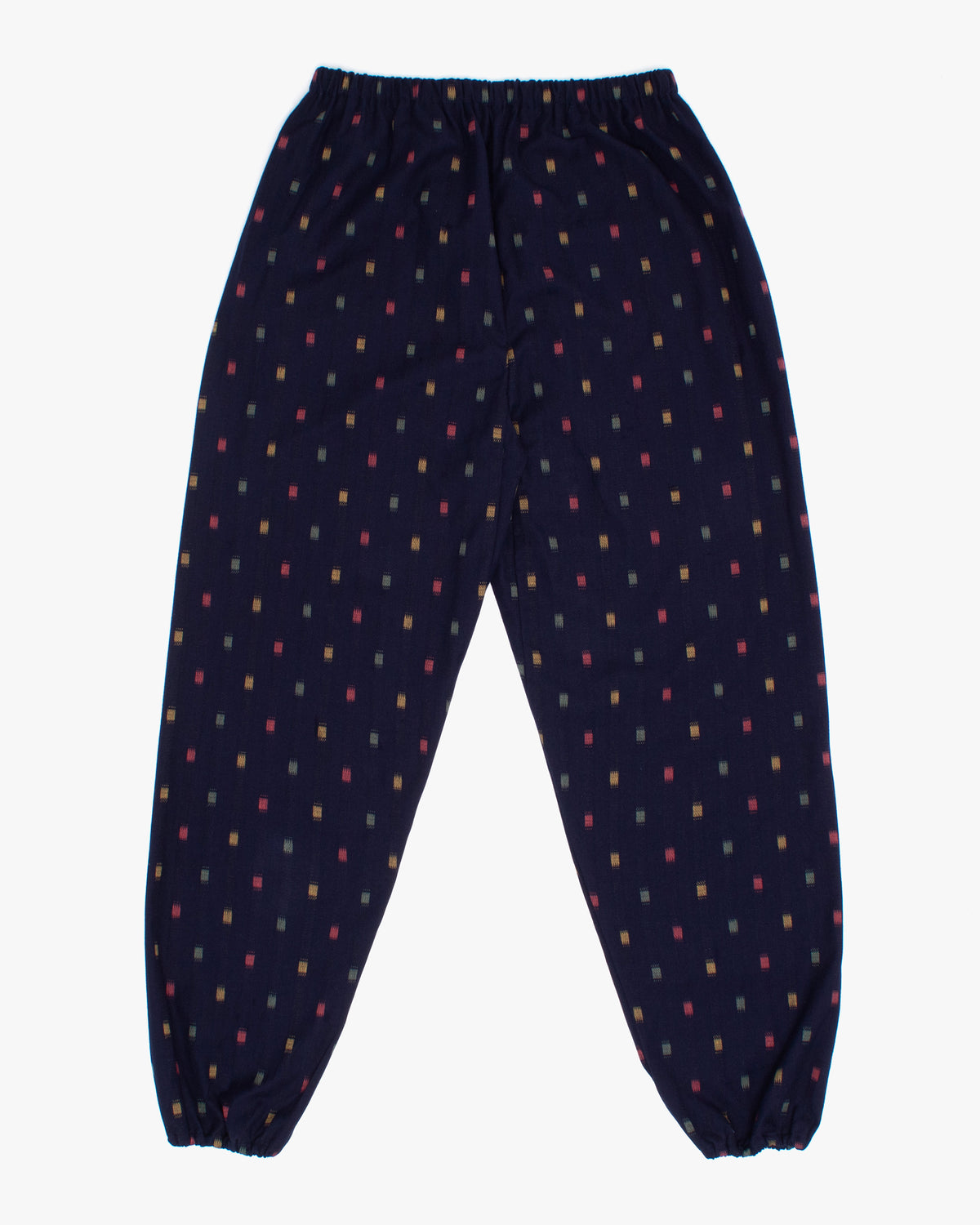 ToK Monpe Pants, Women's, Indigo with Green, Yellow, and Red Blocks