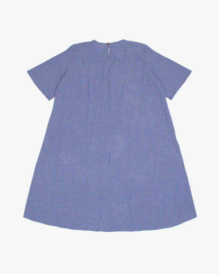 ToK Long Dress, Oversized, Blue Gingham