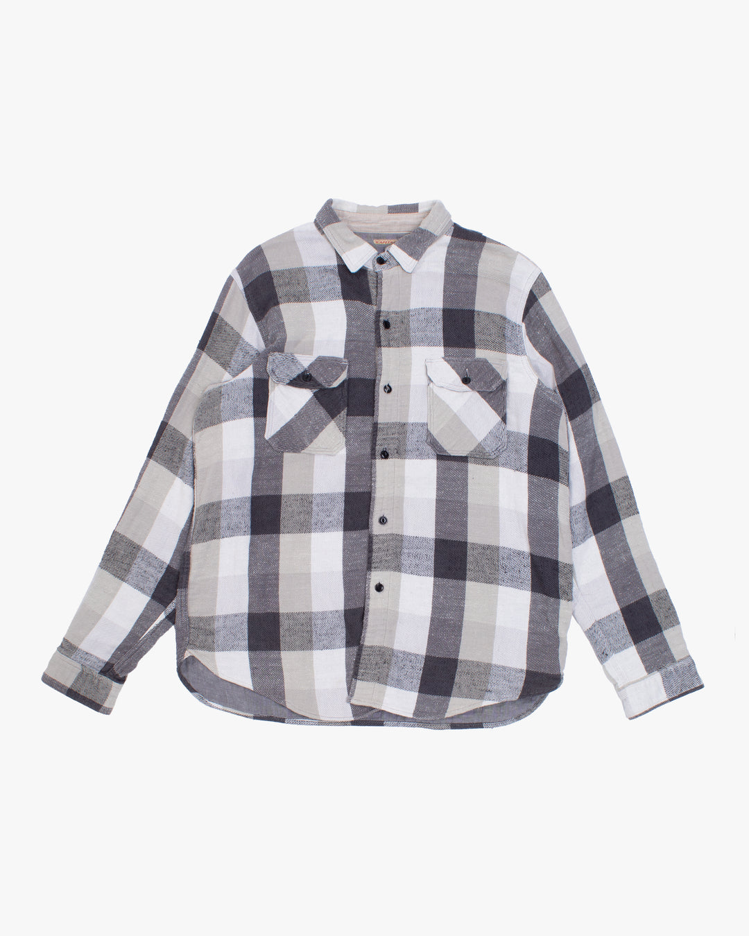 Japanese Repro Shirt, XL, Kapital, Checked White Flannel