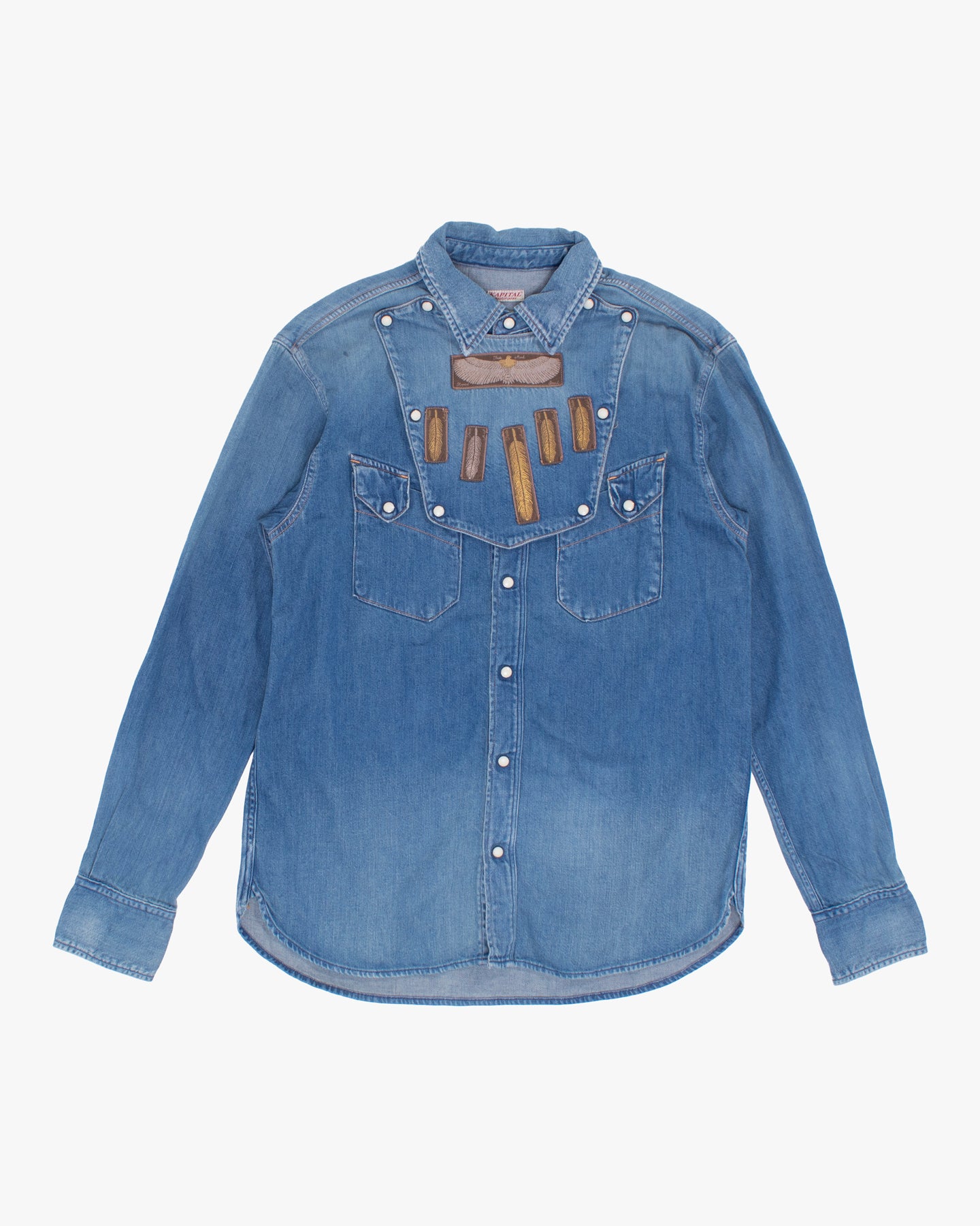 Japanese Repro Shirt, L, Kapital, Denim Shirt