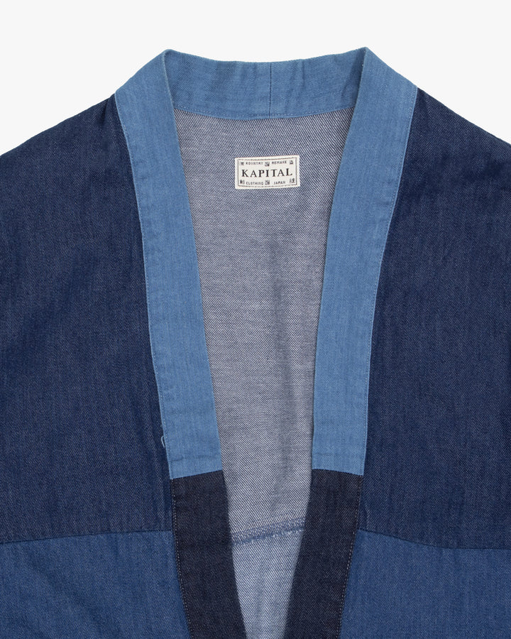 Japanese Repro Shirt, L, Kapital, Denim Kakashi