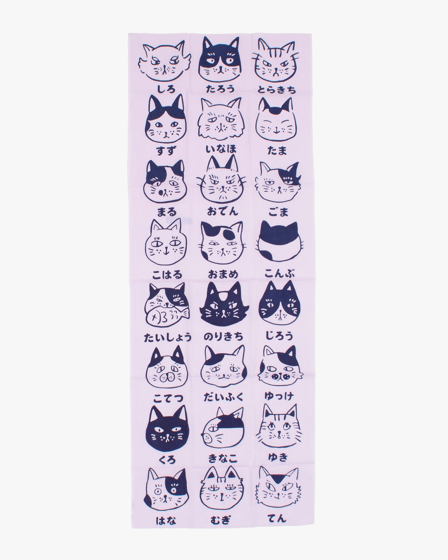 Tenugui, Chusen-Zome, Cat