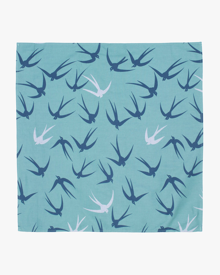 Miyamoto, Tsubomi Furoshiki, Blue Swallow Small